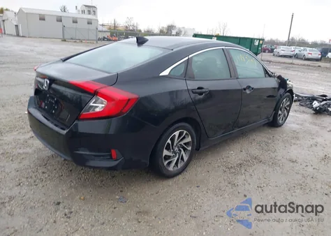 2017 Honda Civic Ex from USA, damaged, VIN 19XFC2F75HE076544